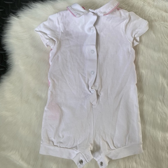 Pink and white formal onesies and white shoes - Picture 4 of 10